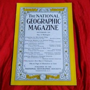 Vintage National Geographic Magazine September 1948